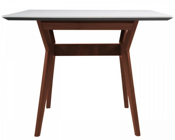 Стол Нарвик 960*960 мрамор Бианко Темный орех_4