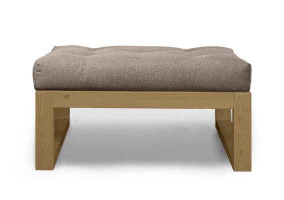 Пуфик Demoku СТ бежевый-холодный серый_0