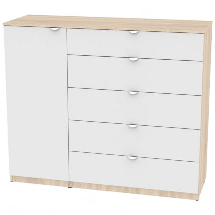 Комод Калисто(К40)1147х1352х468ручкаторцеваяТР-2(ДСС-Белый) / Калисто(K40)1147х1352х468ручкаторцеваяTR-2(ДСС-Белый)_0