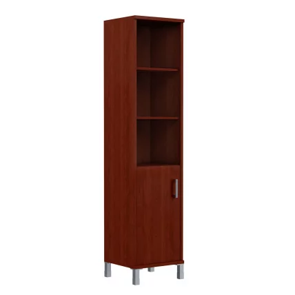Стеллаж с дверью ДСП В431.2 R Бургунди_0