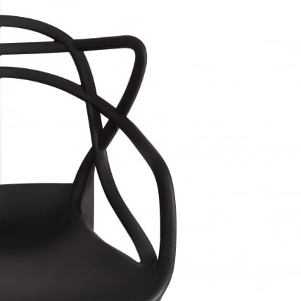 Стул Кат Чаир (мод. 028) пластик, 53 кс 59 кс 82,5 см, черный (Блаcк 3010) / Cat Chair (mod. x x (Black_5