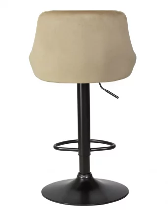 Стул барный DOBRIN LOGAN BLACK Мокко велюр MJ9-9_4