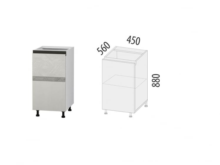 Напольный шкаф (лев/прав) Бостон 104.72_3