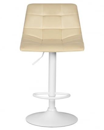 Стул барный DOBRIN TAILOR WHITE (бежевый велюр (MJ9-10)) 2 шт_6