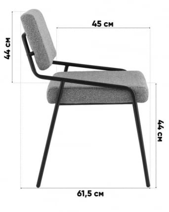 Стул Теллинг шенилл серо-синий_8