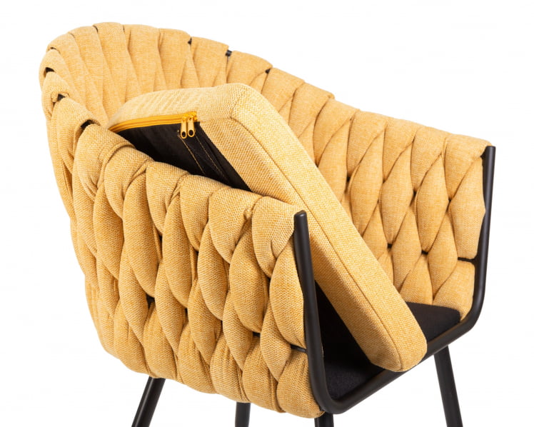 Стул обеденный DOBRIN MATILDA Желтая ткань LAR 275-8_6