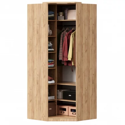 Шкаф угловой Фиджи ЛД 659.247.000 Дуб Золотой Белый_2