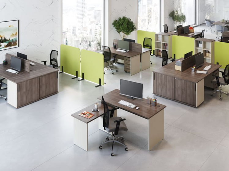 Стол письменный New Line NLN36310331 Дуб шамони темный_1