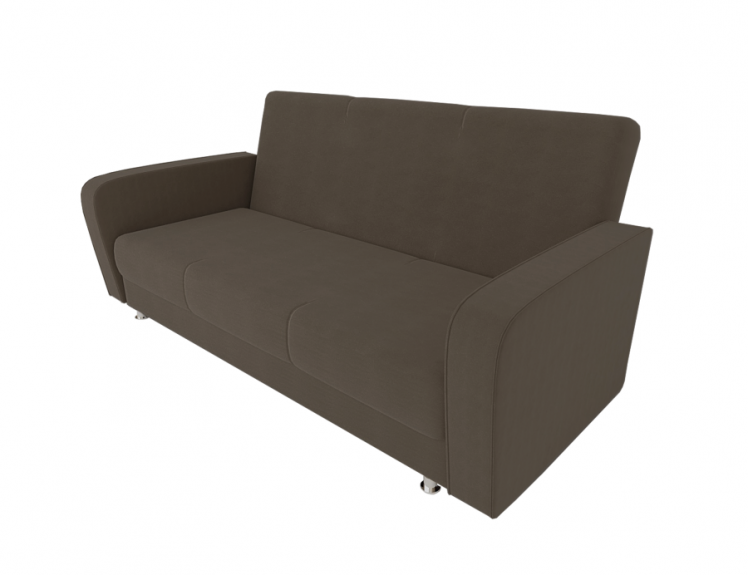 Диван Кристина (Большой диван) (Berhouse) Цвет фасада: Коричневый Велюто 23; Тип: Прямой; Материал фасада: Металл/Велюр_0