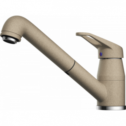 Смеситель Omoikiri Tateyama-S-Ca/Латунь/Гранит/Карамель_0