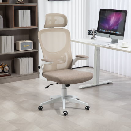 Кресло офисное TopChairs Airone бежевый ткань_2