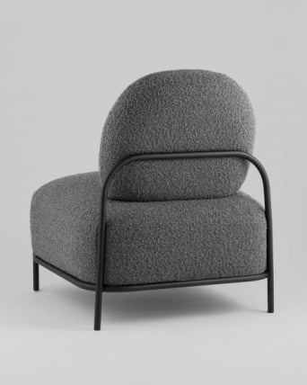 Кресло Стоун К new ткань букле темно-серый_5