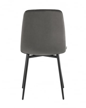 Стул Одди велюр темно-серый 4 шт. комплект_4