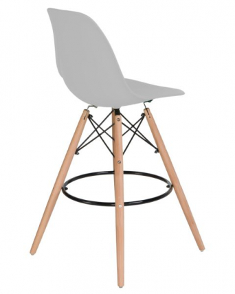 Стул барный DOBRIN DSW BAR (ножки светлый бук, цвет сиденья светло-серый (GR-01)) 2 шт_4