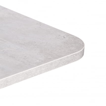 Стол обеденный SMART ЛДСП, 105-140х68,6х75 см, Белый бетон/Белый_9