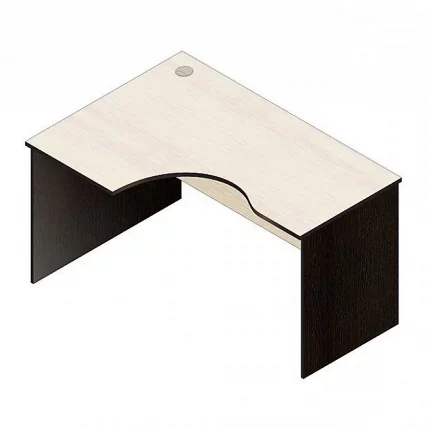 Стол компьютерный угловой Р.СКУ-14 (левый) венге/дуб_0