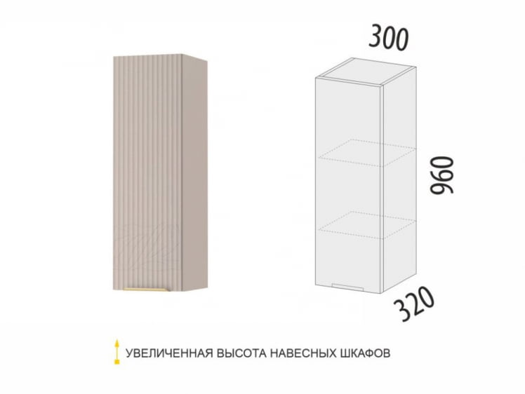 Шкаф кухонный (лев/прав) Флоренция 107.07_5