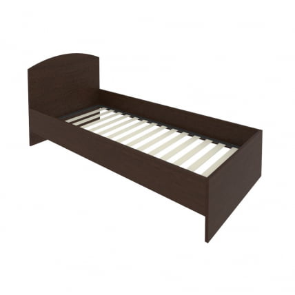 Кровать с ортопедическим основанием и изголовьем LIGHT С-КИ-90 Венге Цаво_0