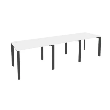 Рабочая станция на П-образном м/к ONIX O.MP-RS-3.1.8 Белый Бриллиант/Антрацит_0