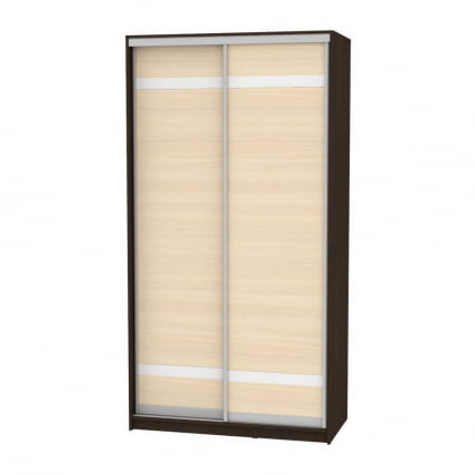 Шкаф-купе B-230х120х60-3(Венге-ДМ-D9D9)_0