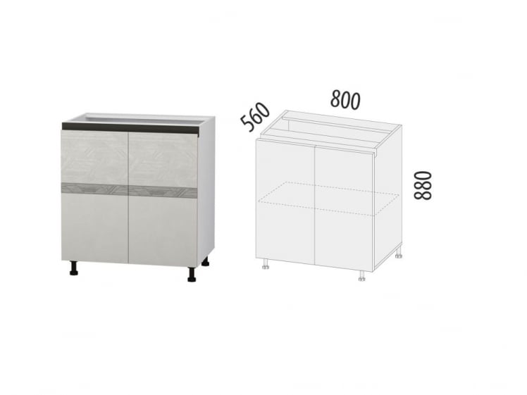 Напольный шкаф Бостон 104.60_3