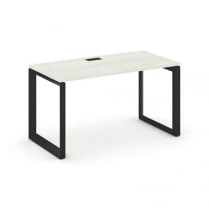 Стол письменный Стайл Проджект СН-59О.СП-013 Дуб Наварра/Металл Черный/Черный Заглушка 1380*700*750 / SN-59O.SP-013_0