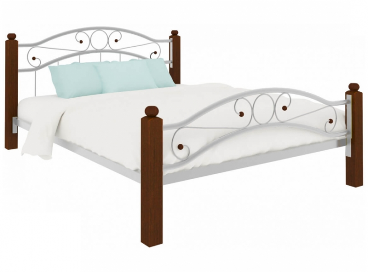 Кровать Надежда Lux plus 1200х2000 Белая_0