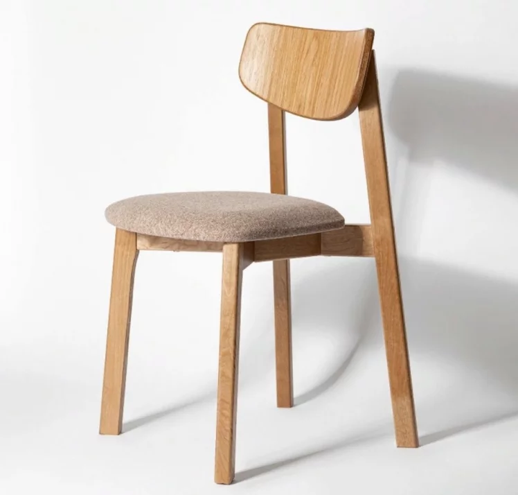 Стул с мягким сиденьем Вега Coffee жаккард Эмаль белая_0