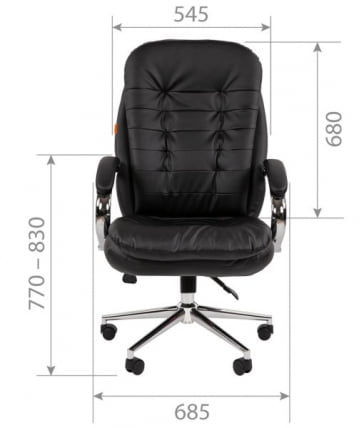 Кресло руководителя CHAIRMAN 795 ЭКО Черный_3