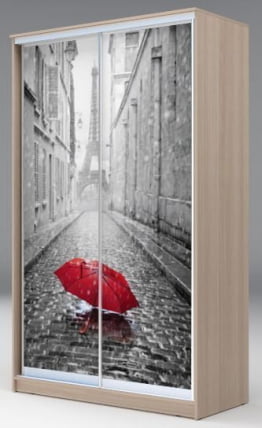 Шкаф-купе Хит-24-17-77 Париж Ясень шимо светлый_0