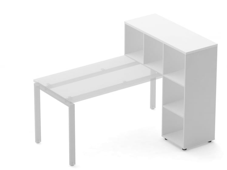 Стеллаж к столу Deka 9.07.11 Белый_2