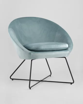 Кресло Колумбия Пыльно-голубое_1