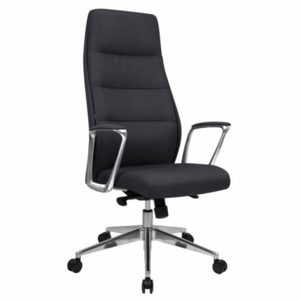 Кресло руководителя BRABIX PREMIUM Adept EX-752, синхромеханизм, алюминий, ткань, серое_0