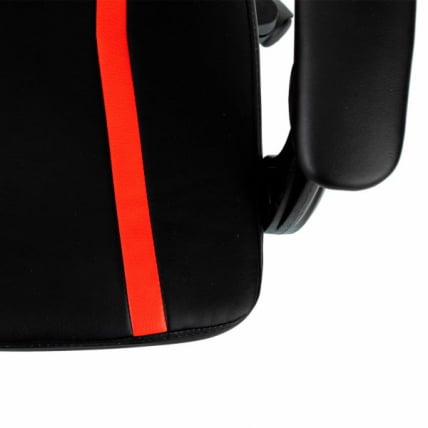 Кресло компьютерное BRABIX Shooter GM-123, 2 подушки, экокожа, черное/красное_17