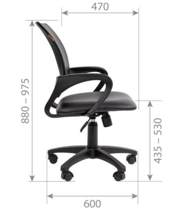 Кресло оператора CHAIRMAN 696 ЭКО Черный_4