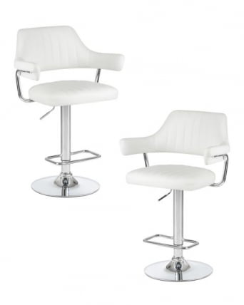 Стул барный DOBRIN CHARLY (белый) 2 шт_0