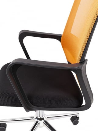 Офисное кресло Chairman 606 Оранжевый Хром_11
