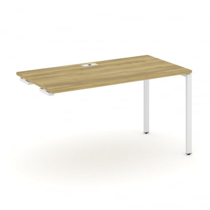 Стол приставка к опорным тумбам/шкафам CONCEPT CN.OSPR-003 Дуб Винченцо Белый_0