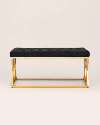 Банкетка ИНСИГНИЯ велюр Черный_2