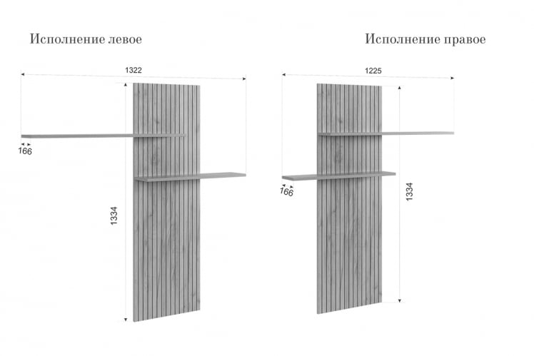 Гостиная Моди К2 MGM-K2МОДИ дуб крафт золотой/белое дерево_6