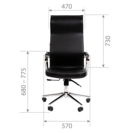 Кресло руководителя Chairman 702 ЭКО Черный_4