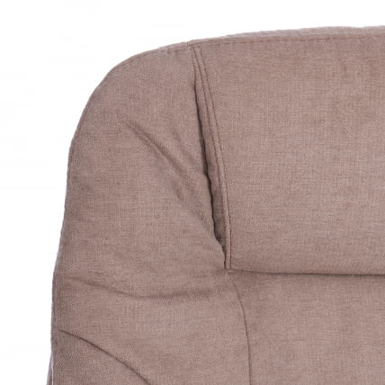 Кресло COMFORT Lux (22) metalBL ткань, светло-коричневый, KUB 03_9