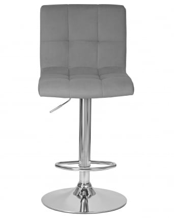 Стул барный DOBRIN CANDY (серый велюр (MJ9-75))_5