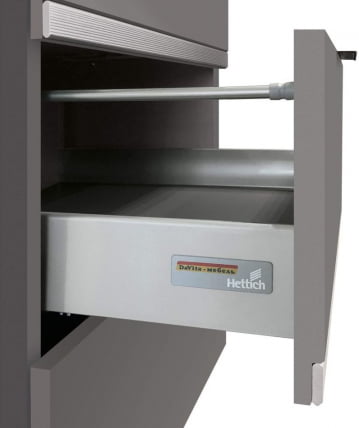 Стол с 3-мя ящиками системы Hettich Грейс 105.92 Оникс Кубанит_1