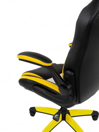 Игровое кресло CHAIRMAN Chairman гаме 15 Черный Желтый Белый / game_10