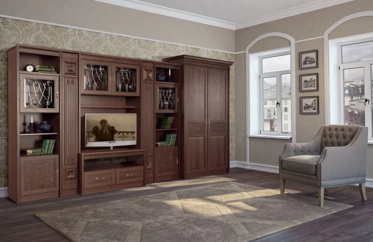 Гостиная Лючия №1 Дуб Оксфорд_0