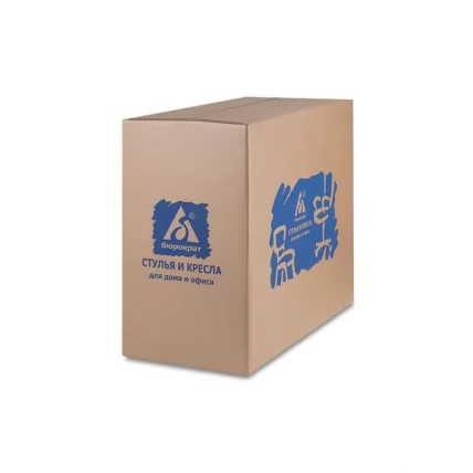 Офисное кресло Бюрократ CH-590 BL/BLACK Синее Черное спинка сетка_6