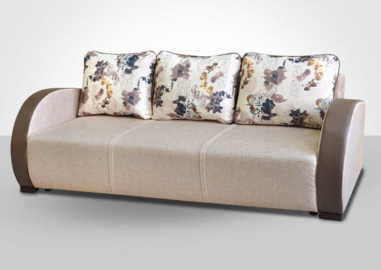 Диван-кровать Европа-1 арена дарк браун саваж 4 микровелюр 24-3_0