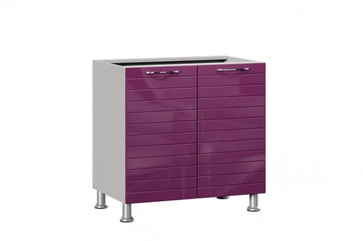 Тумба кухонная 800 Анастасия ЛД 024.062.000 Ежевика_0