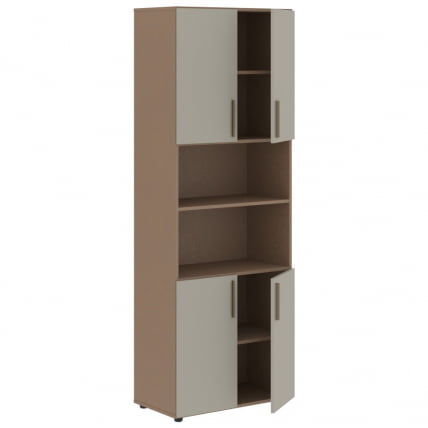 Шкаф с 2 комплектами глухих малых дверей VELION VHCS 80.4 Аметист Кобра_1